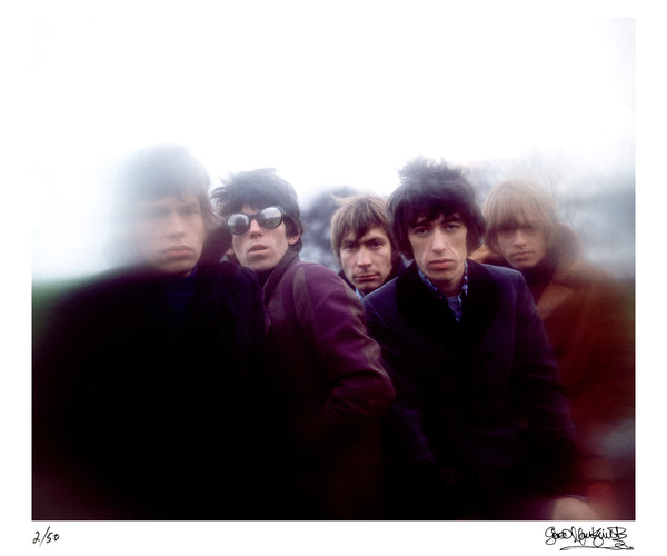 The Rolling Stones pose at Primrose Hill, 1966 — Limited Edition Print - Gered Mankowitz