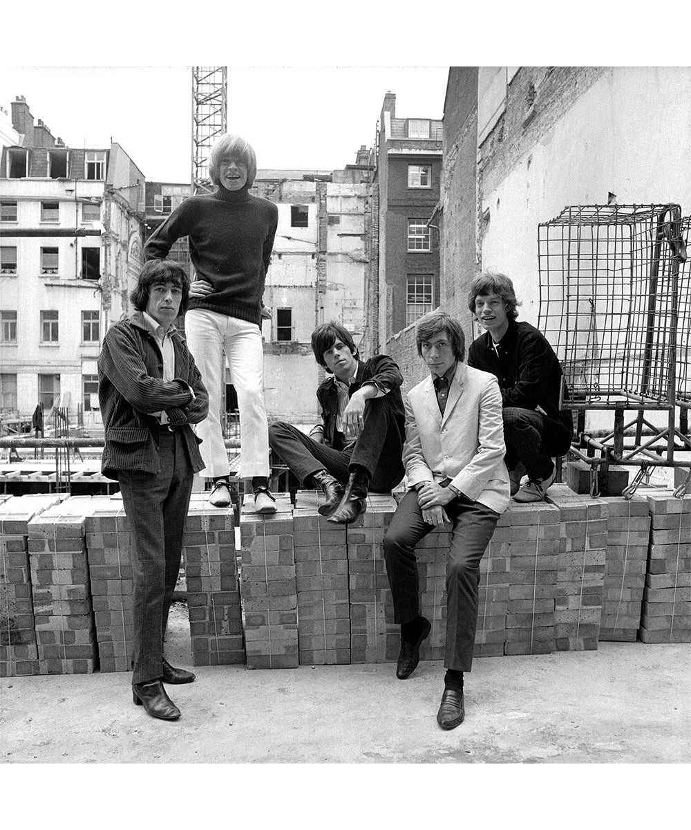 The Rolling Stones in Ormond Yard, 1965 by Gered Mankowitz – Limited Edition Print.