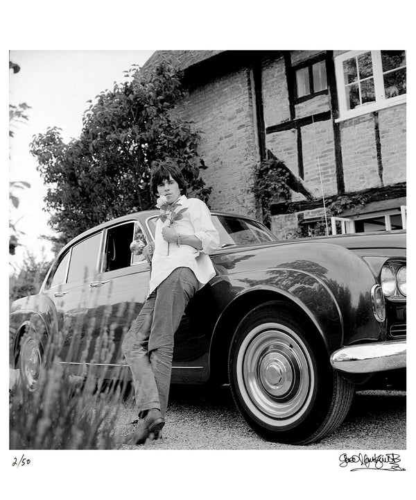 Keith Richards next Blue Lena, 1966 — Limited Edition Print - Gered Mankowitz
