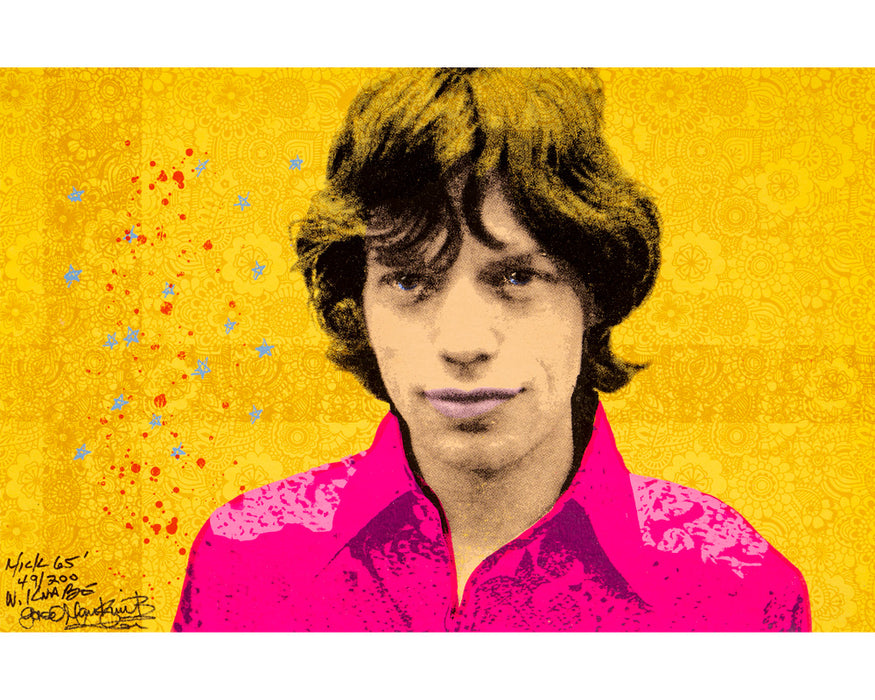 Mick Jagger from the Knabe & Mankowitz collaboration, 1965 — Limited Edition Print - Gered Mankowitz & Walter Knabe
