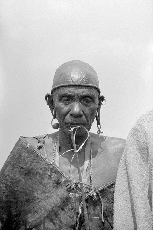 A Kenyan doctor in tribal regalia, 1979 — Limited Edition Print - George Rodger