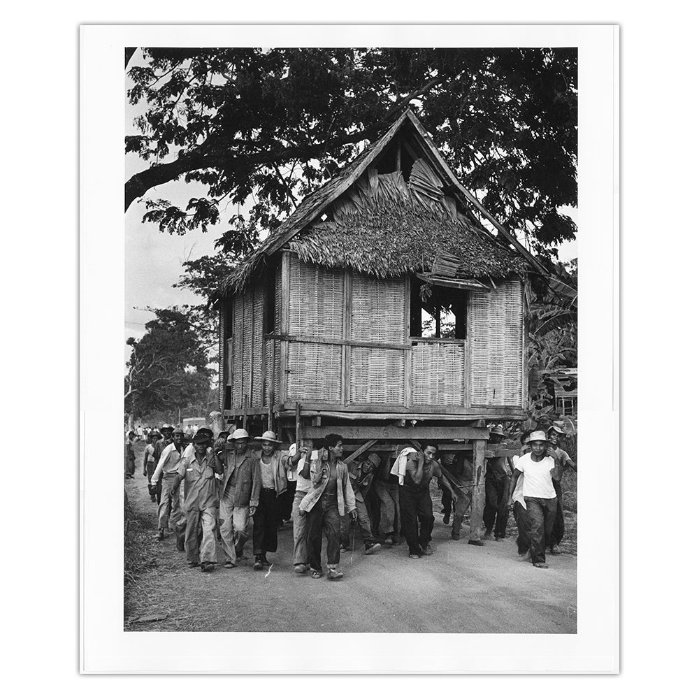 Community House Relocating, 1953 — Vintage Print - George Rodger