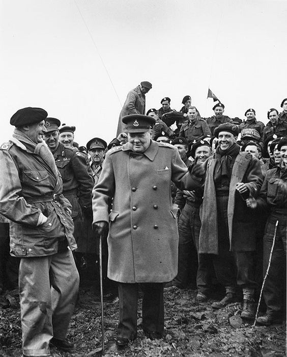 Winston Churchill and General Montgomery, 1945 — Limited Edition Print - George Rodger