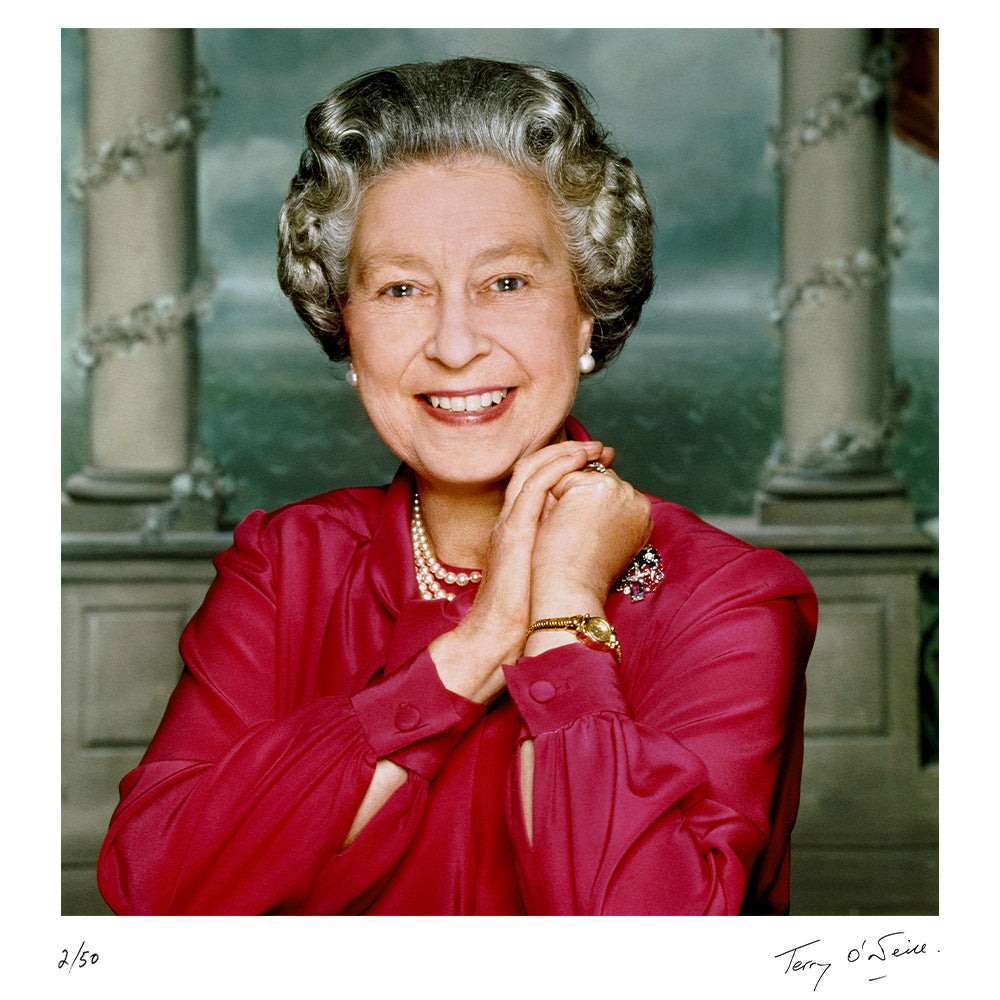 HM Queen Elizabeth II official portrait, 1992 — Limited Edition Print - Terry O'Neill