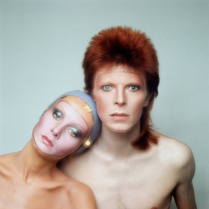 David Bowie & Twiggy for Pin Ups, 1973 — Limited Edition Print - Justin De Villeneuve