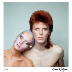David Bowie & Twiggy for Pin Ups, 1973 – Limited Edition Print by Justin de Villeneuve – Limited Edition Print.