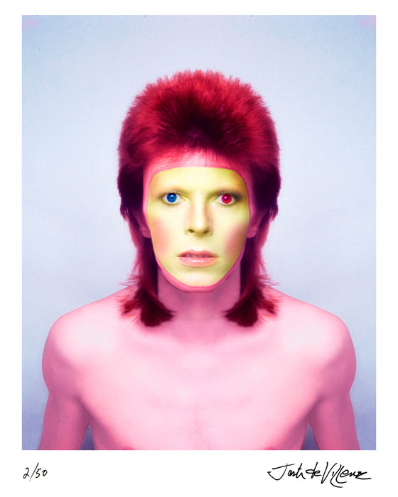 David Bowie Pin Ups portrait, 1973 — Limited Edition Print - Justin De Villeneuve