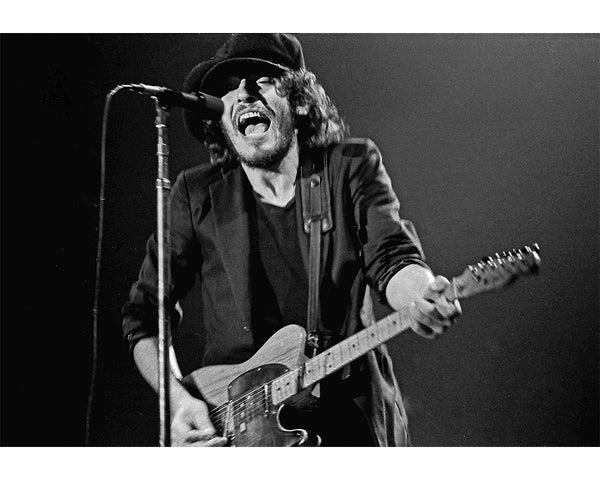 Bruce Springsteen performing in Cleveland, 1976 — Limited Edition Print - Janet Macoska