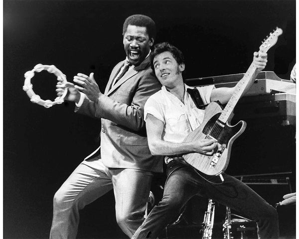 Bruce Springsteen and Clarence Clemons, 1980 — Limited Edition Print - Janet Macoska