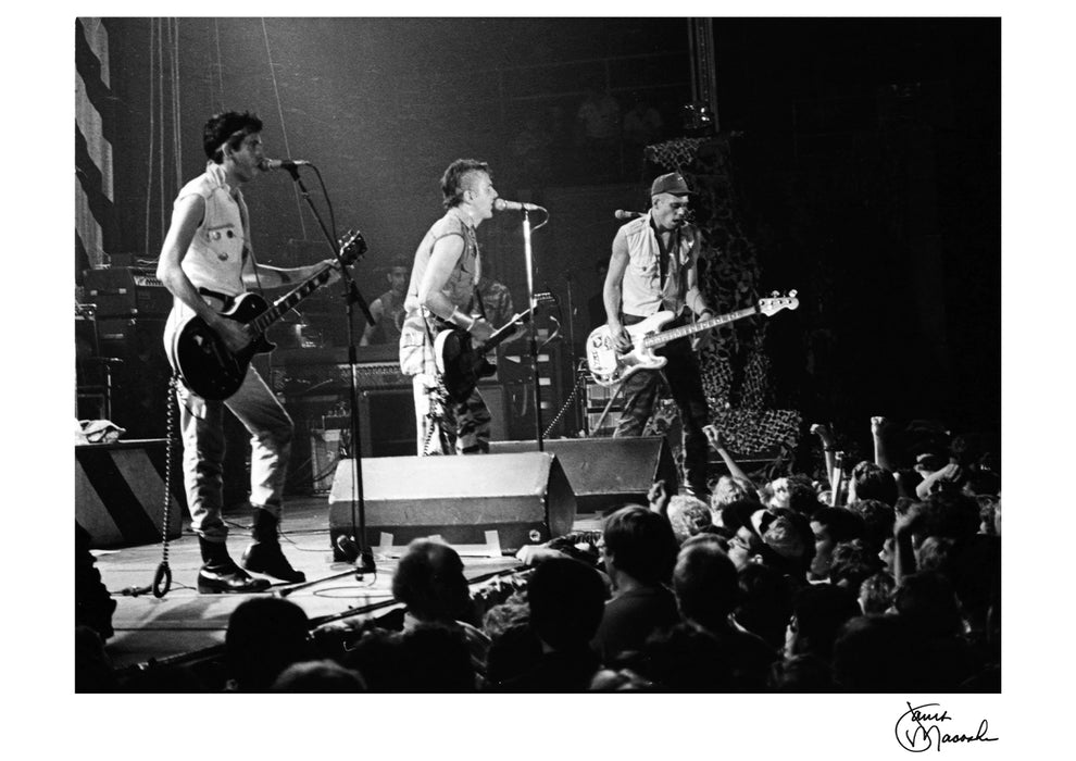 The Clash at Akron Civic Theatre, 1982 — Open Edition Print - Janet Macoska