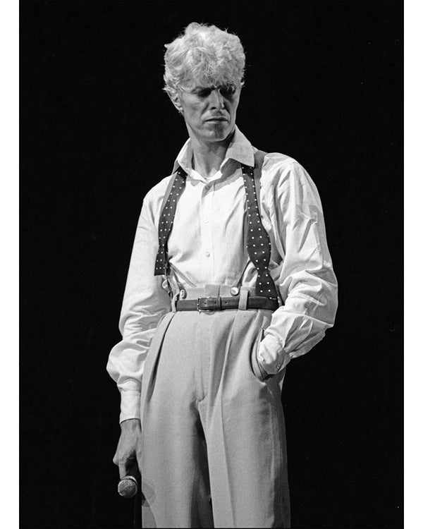 David Bowie at the Richfield Coliseum, 1983 — Limited Edition Print - Janet Macoska