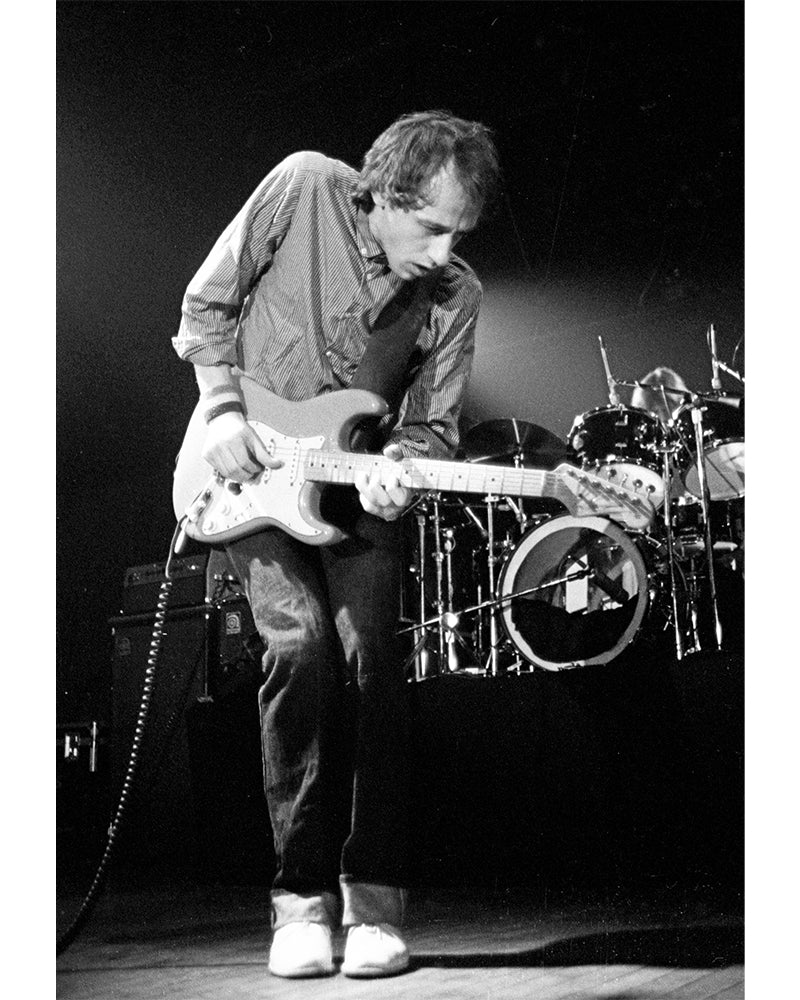 Mark Knopfler performing at Agora Theatre, 1980 — Limited Edition Print - Janet Macoska