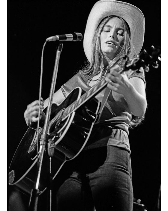 Emmylou Harris performing at Blossom Music Center, 1978 — Limited Edition Print - Janet Macoska