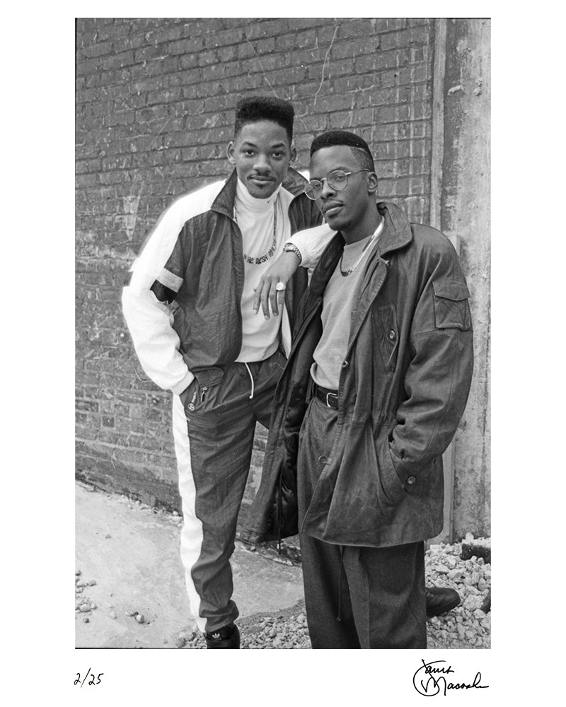 Jazzy Jeff & The Fresh Prince in Cleveland, 1989 by Janet Macoska – Limited Edition Print.