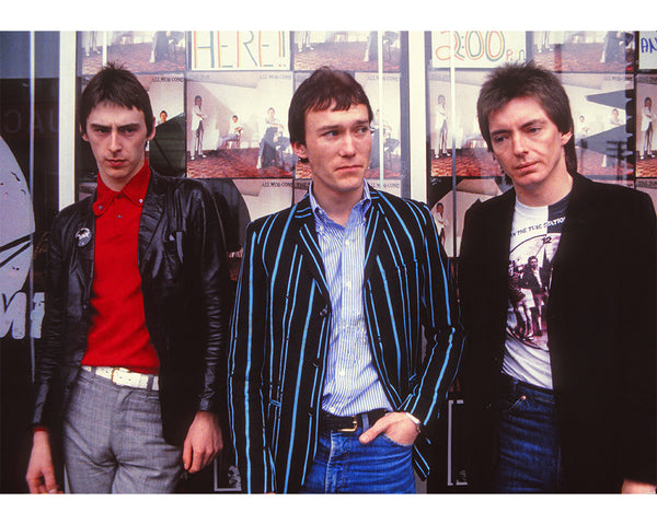 The Jam before their performance in Cleveland, 1979 — Limited Edition Print - Janet Macoska