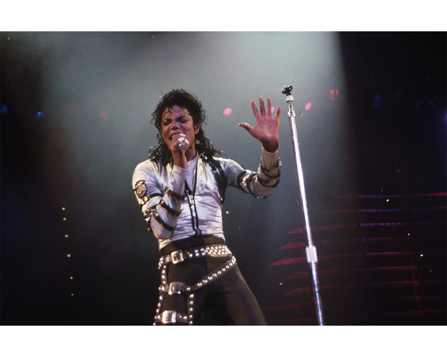 Michael Jackson at Richfield Coliseum, 1988 — Limited Edition Print - Janet Macoska