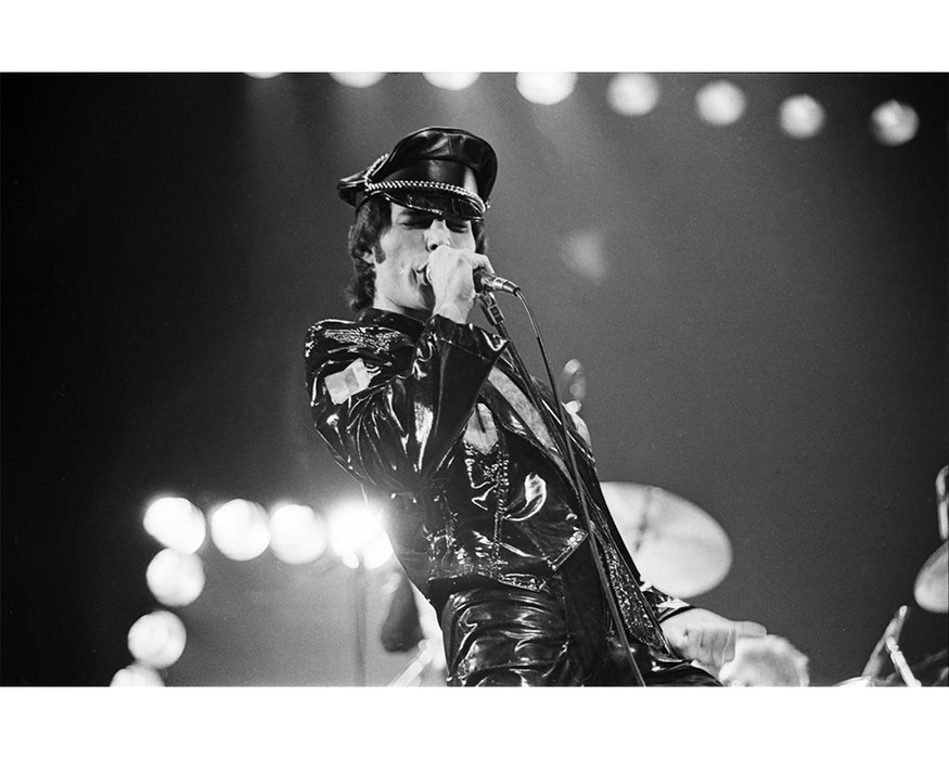 Freddie Mercury at Richfield Coliseum, 1978 — Limited Edition Print - Janet Macoska