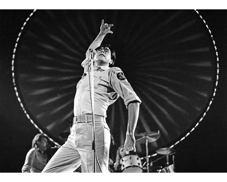 Bryan Ferry at Cleveland Public Auditorium, 1975 — Limited Edition Print - Janet Macoska