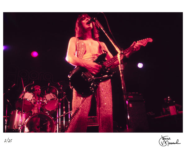 Todd Rundgren performing at the Agora Ballroom, 1978 — Limited Edition Print - Janet Macoska
