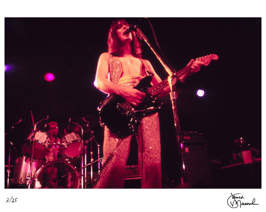Todd Rundgren performing at the Agora Ballroom, 1978 — Limited Edition Print - Janet Macoska