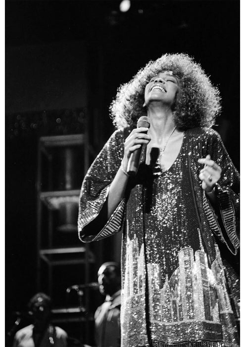 Whitney Houston at Blossom Music Center, 1986 — Open Edition Print - Janet Macoska