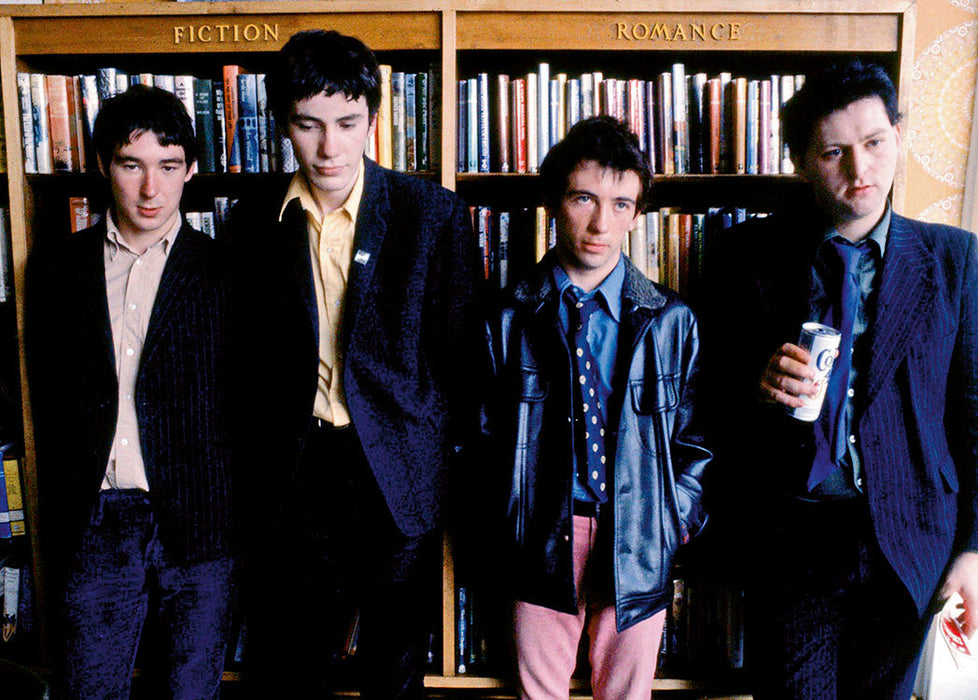 Buzzcocks at a public library, 1977 — Limited Edition Print - Kevin Cummins