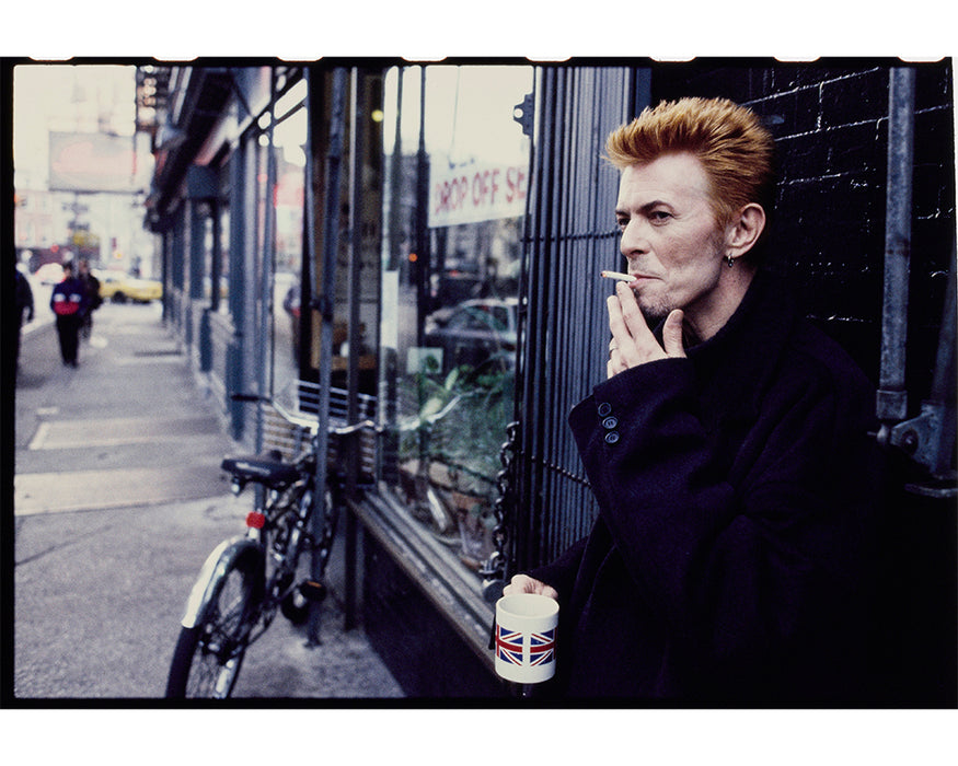 David Bowie at Tea & Sympathy, 1996 — Limited Edition Print - Kevin Cummins