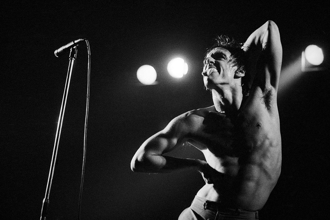 Iggy Pop on the Lust for Life tour, 1977 — Limited Edition Print - Kevin Cummins