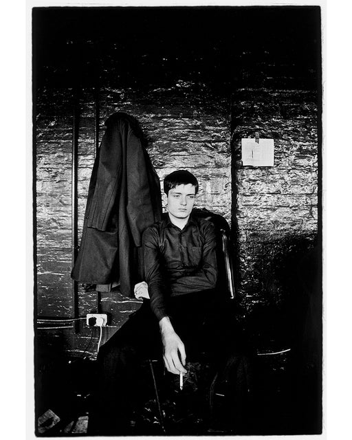 Ian Curtis in TJ Davidson’s rehearsal room, 1979 — Limited Edition Print - Kevin Cummins