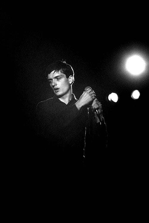 Ian Curtis at Leigh Festival, 1979 – Limited Edition Print by Kevin Cummins – Limited Edition Print.