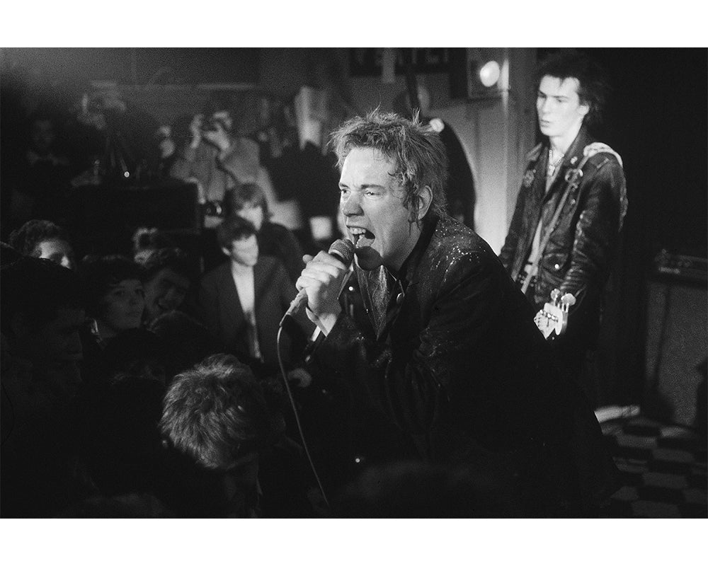Sex Pistols live at Ivanhoe's, 1977 by Kevin Cummins – Limited Edition Print.