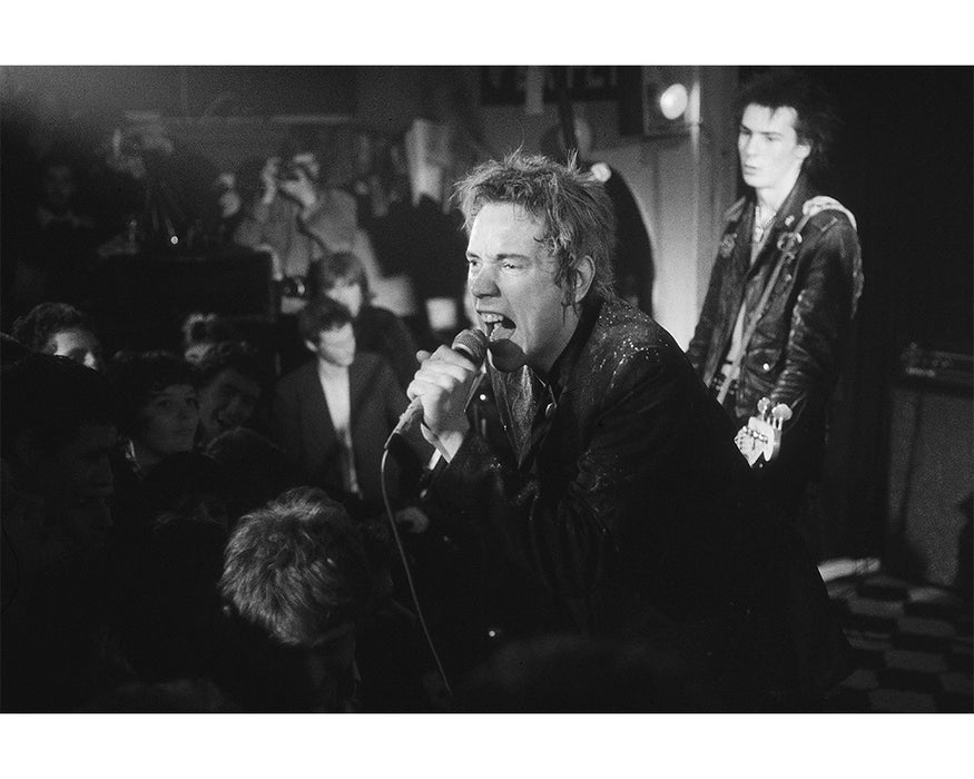 Sex Pistols performing at Ivanhoe’s, 1977 — Limited Edition Print - Kevin Cummins