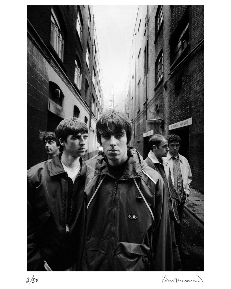 Oasis in a London alleyway, 1994 — Limited Edition Print - Kevin 