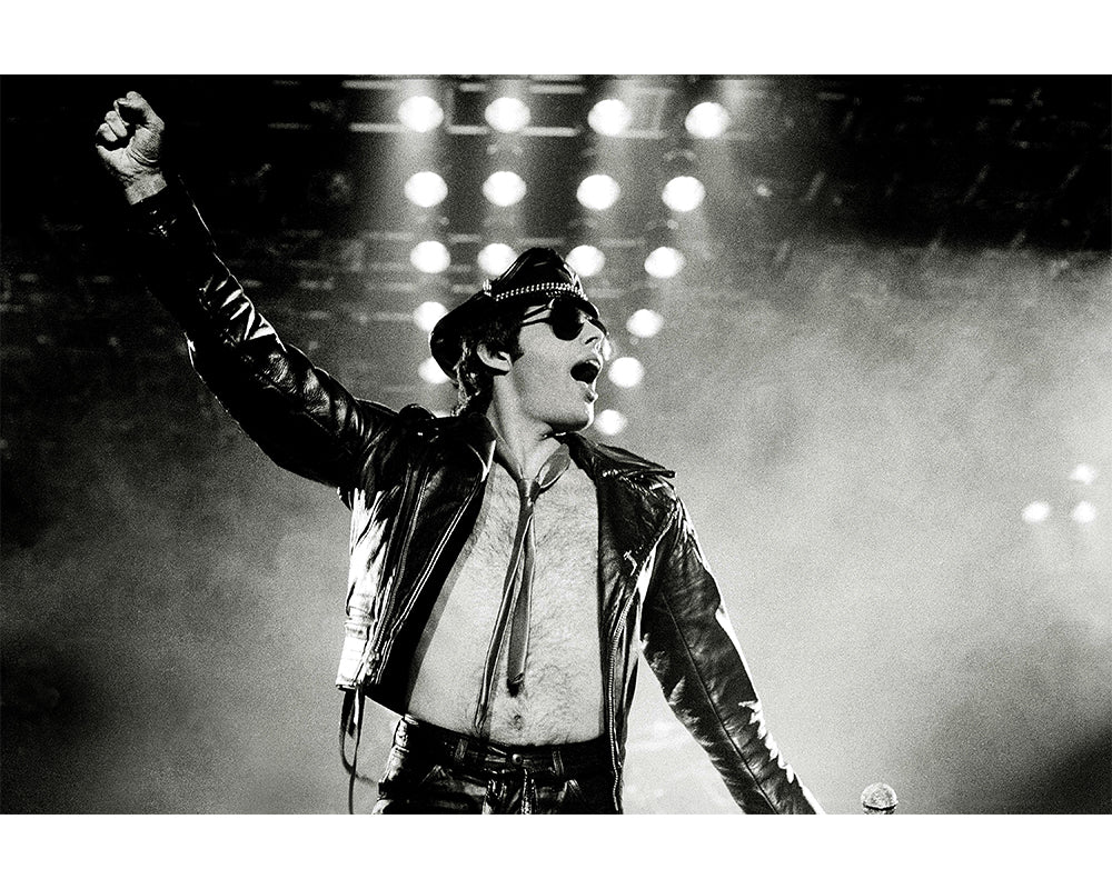 Freddie Mercury at the Manchester Apollo, 1979 by Kevin Cummins – Limited Edition Print.