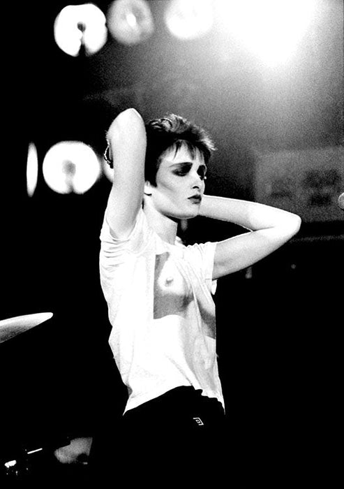 Siouxsie Sioux performing in Manchester, 1978 — Limited Edition Print - Kevin Cummins