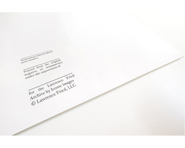 Audrey Hepburn inside a taxi, 1951 — Limited Edition Print - Lawrence Fried