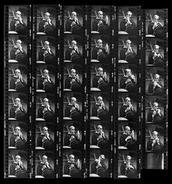 Andy Warhol Eating a Banana, Contact sheet, 1965 - Limited Edition Print by Lawrence Fried – Limited Edition Print.