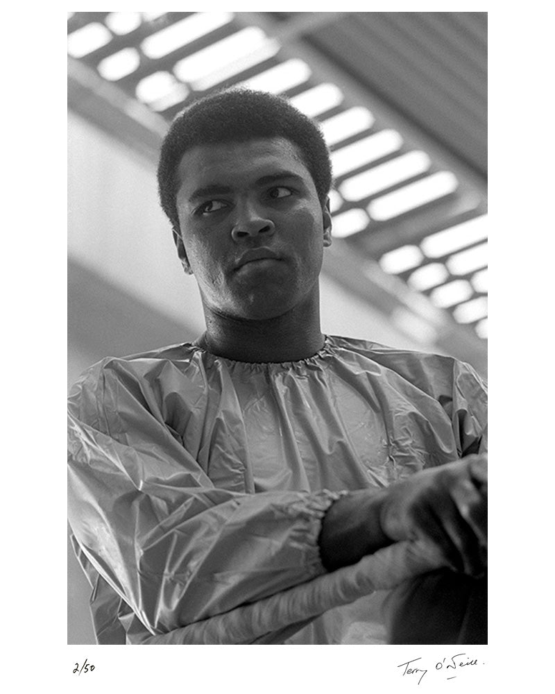 Muhammad Ali training for his fight with Alvin Lewis, 1972 by Terry O'Neill – Limited Edition Print.