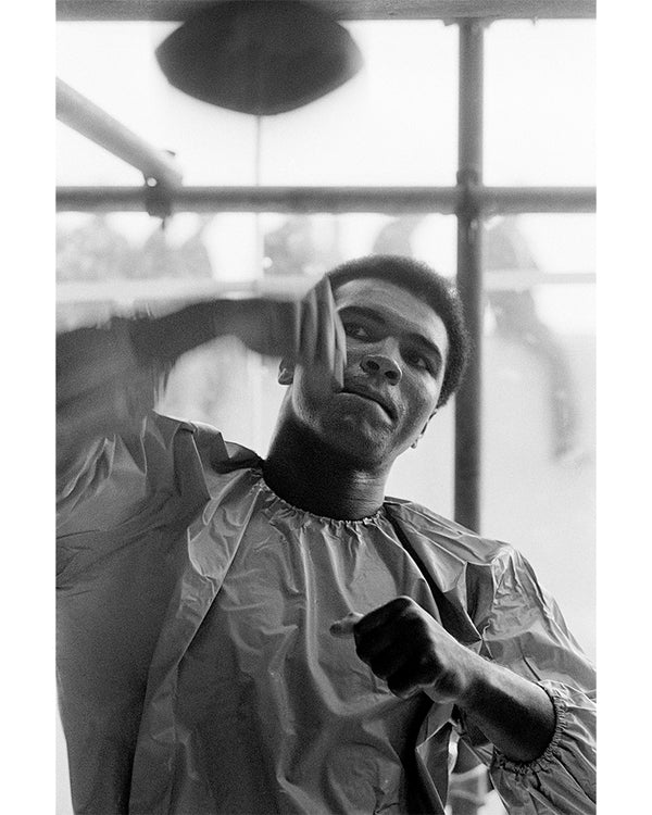 Muhammad Ali using the speedbag, 1972 — Limited Edition Print - Terry O'Neill