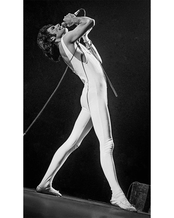 Freddie Mercury at Madison Square Garden, 1977 — Limited Edition Print - Michael Brennan