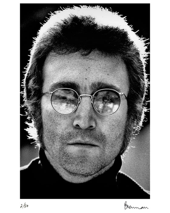 John Lennon in Beverly Hills, 1973 — Limited Edition Print - Michael Brennan