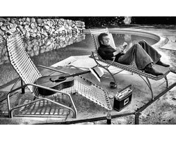John Lennon relaxing by the pool, 1973 - Limited Edition Print by Michael Brennan – Limited Edition Print.