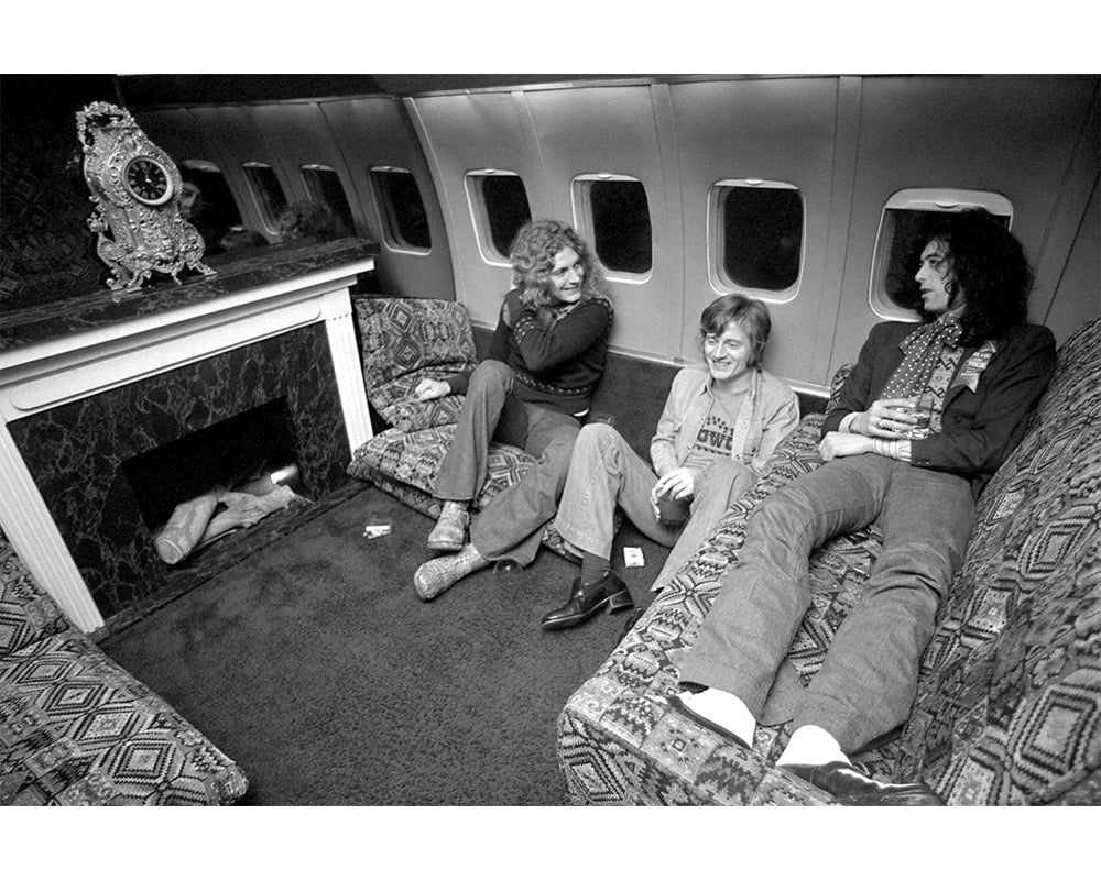 Led Zeppelin on the Starship, 1975 — Limited Edition Print - Michael Brennan
