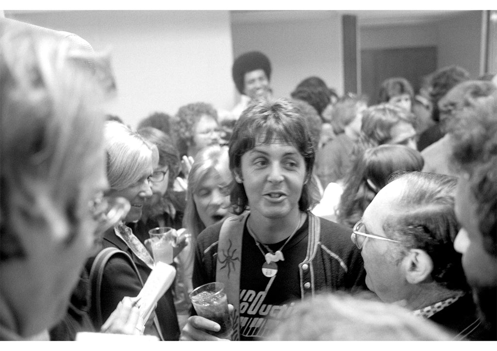 Paul McCartney backstage at Madison Square Garden, 1976 — Open Edition Print - Michael Brennan