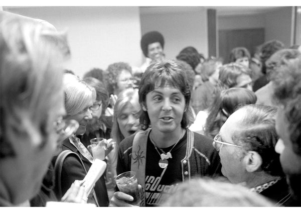 Paul McCartney backstage at Madison Square Garden, 1976 — Open Edition Print - Michael Brennan