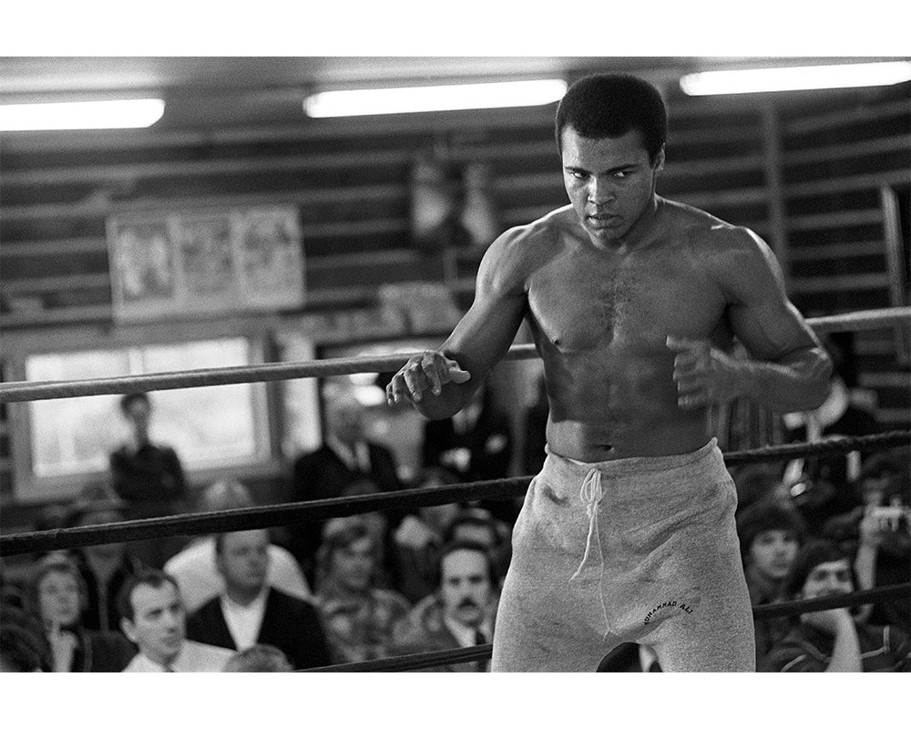 Muhammad Ali training in Pennsylvania, 1977 — Limited Edition Print - Michael Brennan