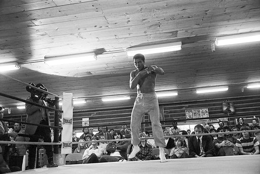 American professional boxer Muhammad Ali at his training camp in Deer Lake, Pennsylvania, 1974 — Limited Edition Print - Michael Brennan