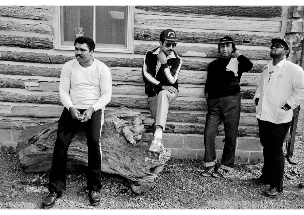 Muhammad Ali and friends at training camp, 1980 — Open Edition Print - Michael Brennan