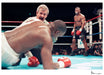 Buster Douglas knocked down by Mike Tyson, 1990 — Open Edition Print - Michael Brennan