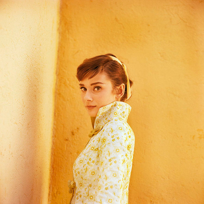 Audrey Hepburn in the Roman countryside, 1955 — Limited Edition Print - Milton H. Greene